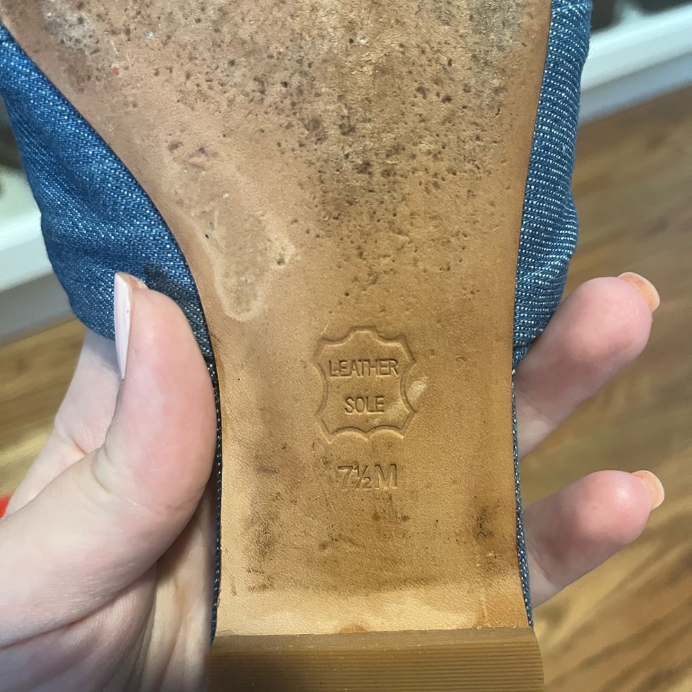 Tory Burch Blue Knot Sandals - Picture 4 of 4